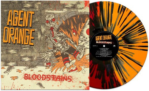 Bloodstains - Orange/ red/ black Splatter Vinyl Record