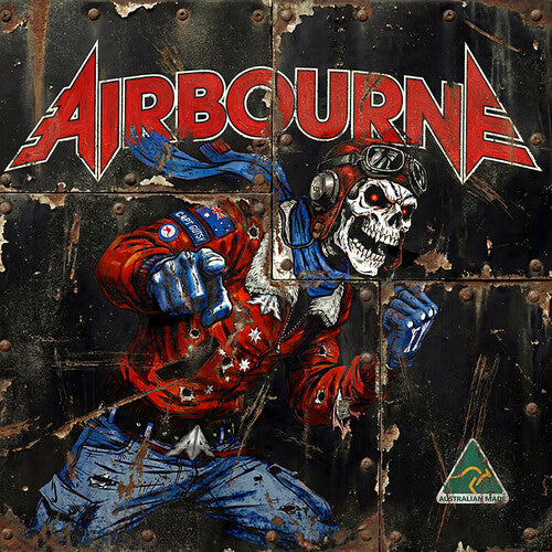 PRE-ORDER Airbourne - Airbourne (Indie Exclusive, Blue, Red, White Splatter Colored Vinyl) Vinyl Record