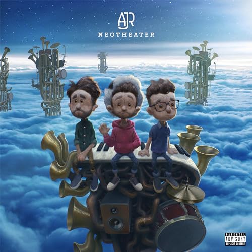Ajr - Neotheater (Clear with Blue Splatter) Vinyl Record