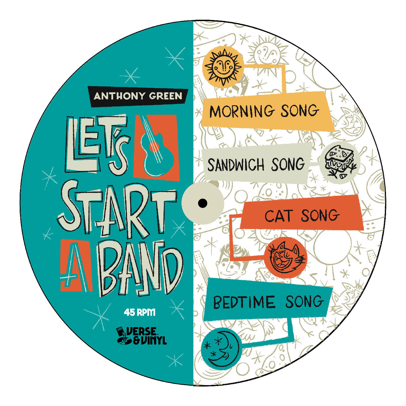 Anthony Green - (PRE ORDER 3/27/26) Let's Start A Band (PICTURE VINYL 12") |