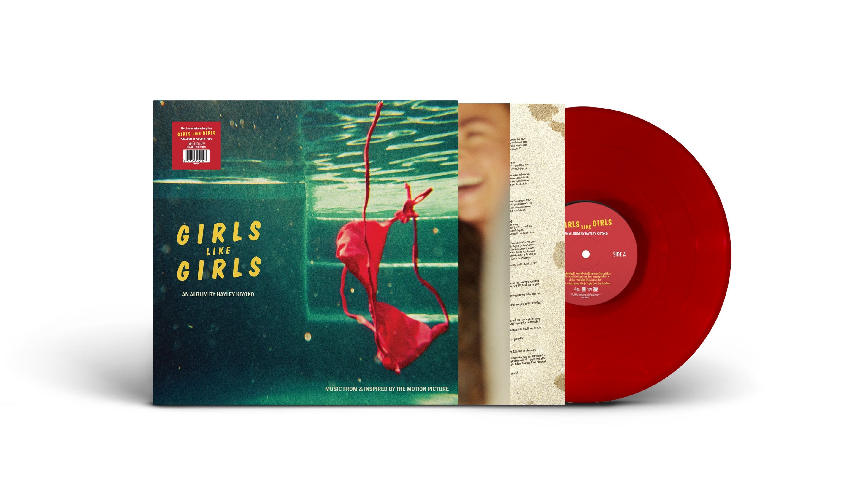 Hayley Kiyoko - (PRESALE 6/12/26) girls like girls (the album) (IEX 12x24 INSET RED VINYL) | Mint (M) Mint (M)