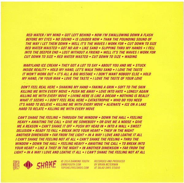 Shake (7" COLOR VINYL) *Highlighter Yellow / Magenta* | Mint (M) Mint (M)