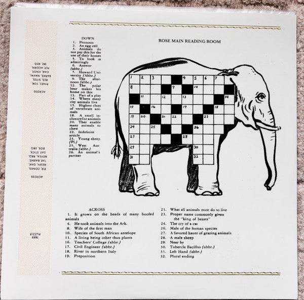 Rose Main Reading Room (COLOR VINYL) | Mint (M) Mint (M)