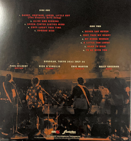 Mr. Big - The Big Finish Lean Into It Live (COLOR VINYL RSD) |