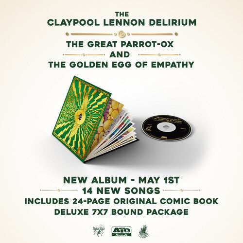 The Claypool Lennon Delirium - (PRESALE 5/15/26) The Great Parrot-Ox And The Golden Egg Of Empathy (COMIC BOOK + CD) | Mint (M) Mint (M)