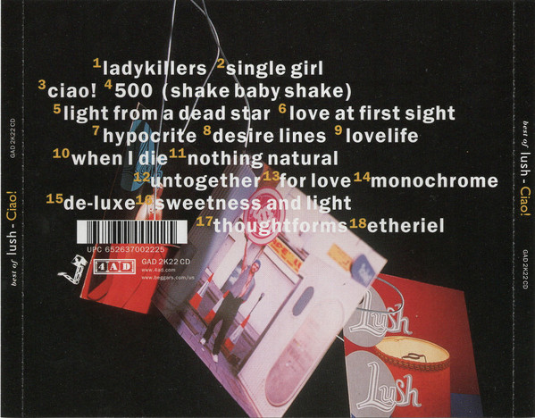 Lush - Ciao! Best Of Lush (CD) | Mint (M) Mint (M)