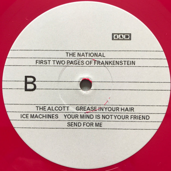 The National First Two Pages Of Frankenstein LP Mint (M) Mint (M)