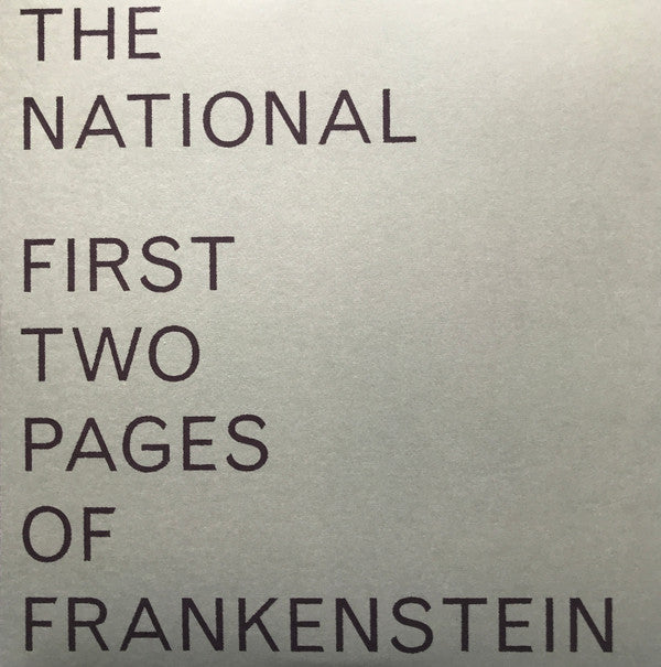 The National First Two Pages Of Frankenstein LP Mint (M) Mint (M)