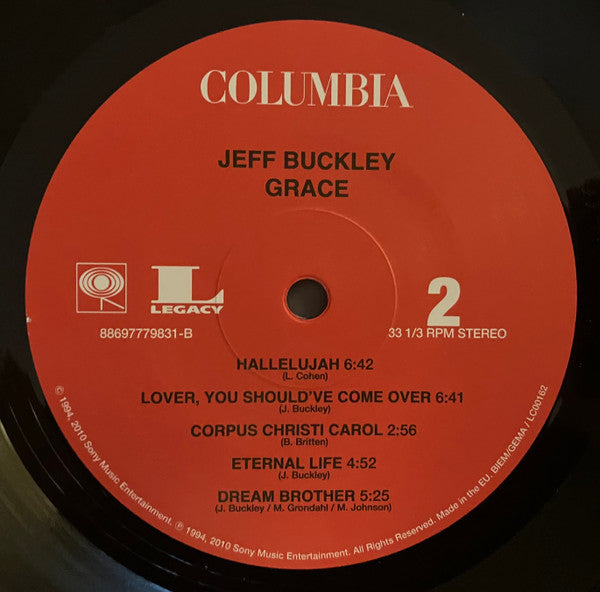 Jeff Buckley - Grace (VINYL - IMPORT - EUROPE) | Mint (M) Mint (M)