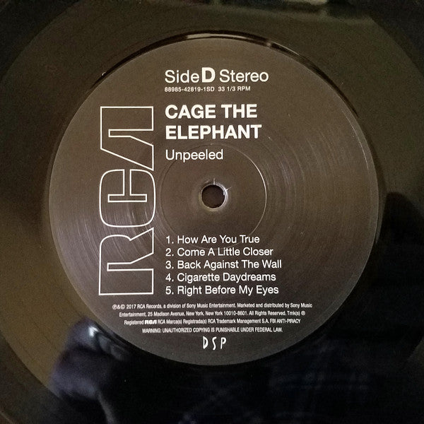 Cage The Elephant - Unpeeled (140 GRAM VINYL) | Mint (M) Mint (M)