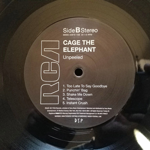 Cage The Elephant - Unpeeled (140 GRAM VINYL) | Mint (M) Mint (M)