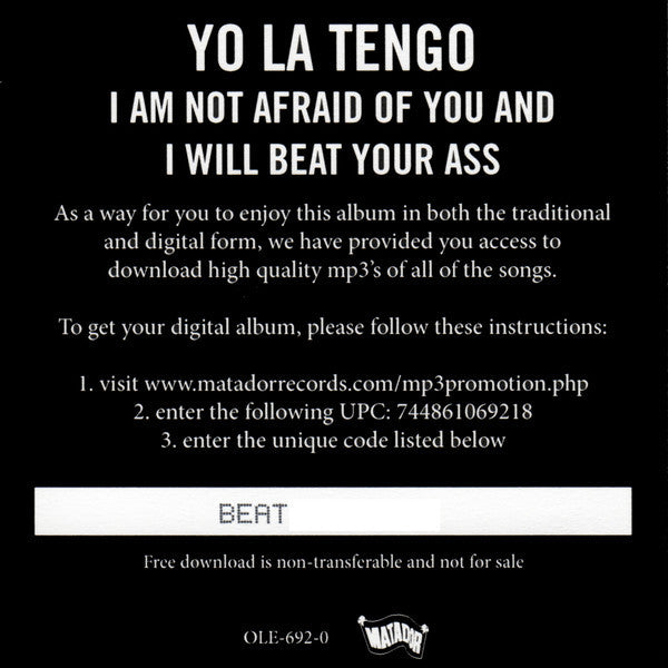 I Am Not Afraid Of You And I Will Beat Your Ass (2xVINYL) | Mint (M) Mint (M)