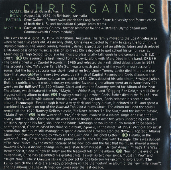 Greatest Hits / Garth Brooks In... The Life Of Chris Gaines (CD) | Mint (M) Mint (M)