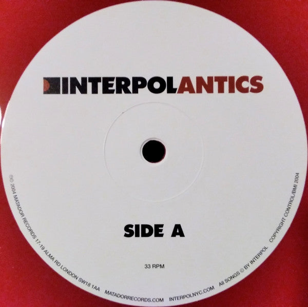 Antics (RED VINYL) | Mint (M) Mint (M)