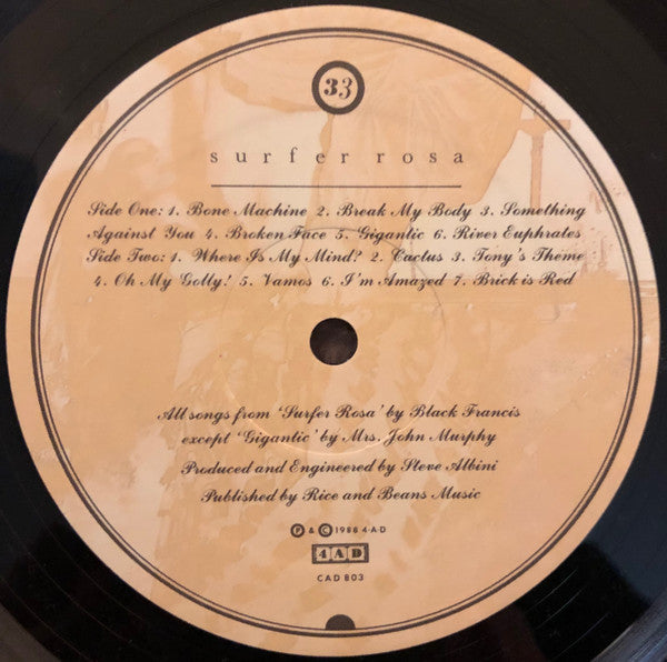 Pixies - Surfer Rosa (180 GRAM VINYL) | Mint (M) Mint (M)