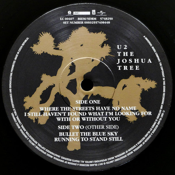 The Joshua Tree (2x VINYL) | Mint (M) Mint (M)