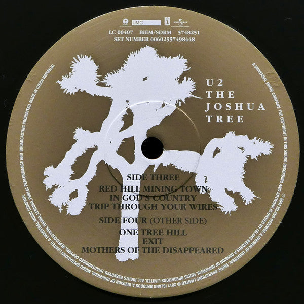 The Joshua Tree (2x VINYL) | Mint (M) Mint (M)