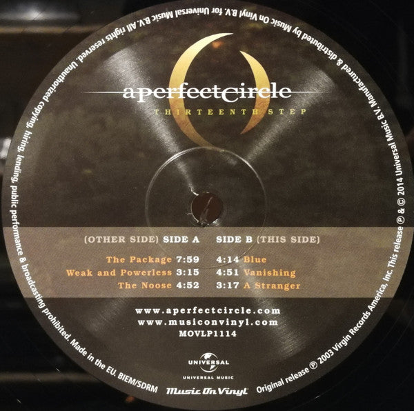 A Perfect Circle - Thirteenth Step | Mint (M) Mint (M)