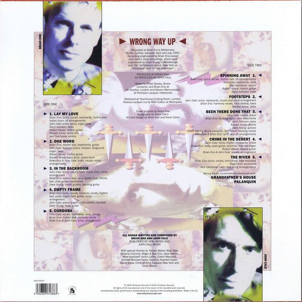 Brian Eno & John Cale - Wrong Way Up (30th Anniversary) | Mint (M) Mint (M)