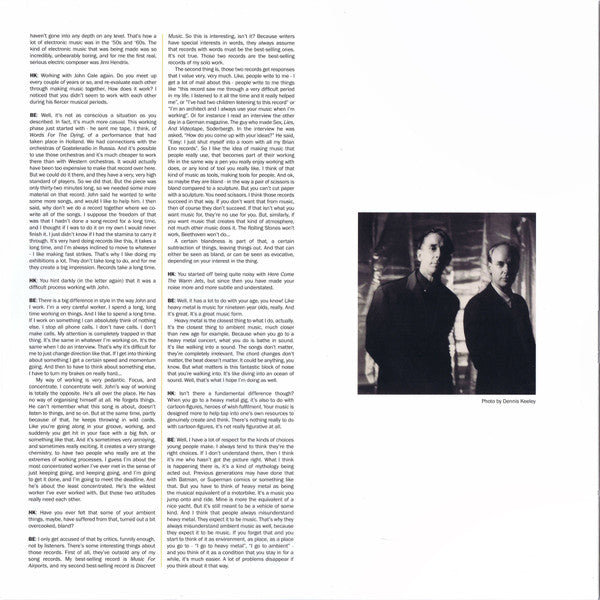 Brian Eno & John Cale - Wrong Way Up (30th Anniversary) | Mint (M) Mint (M)