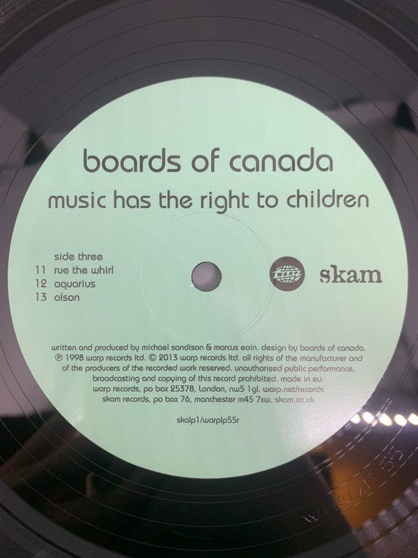 Boards Of Canada - Music Has The Right To Children (2xVINYL) | Mint (M) Mint (M)