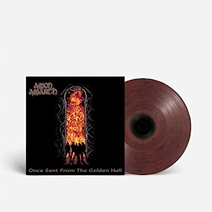 Amon Amarth - Once Sent From The Golden Hall (Limited Edition, Clear, Red & Black Marble) [Import] Vinyl Record