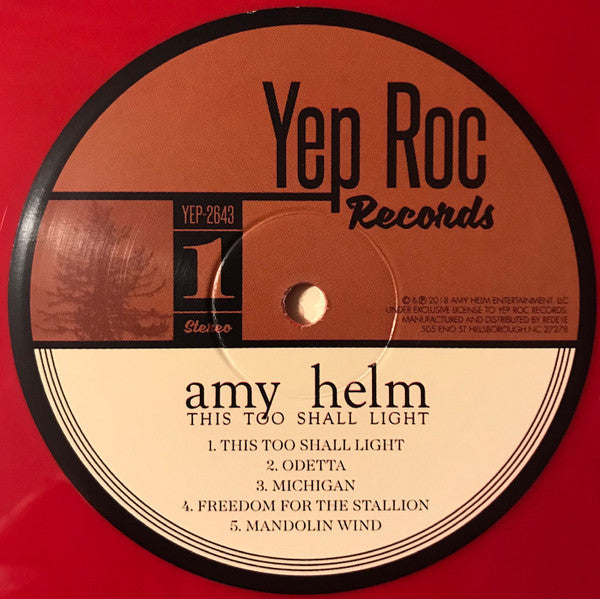 Amy Helm - This Too Shall Light (ROSE VINYL) | Mint (M) Mint (M)