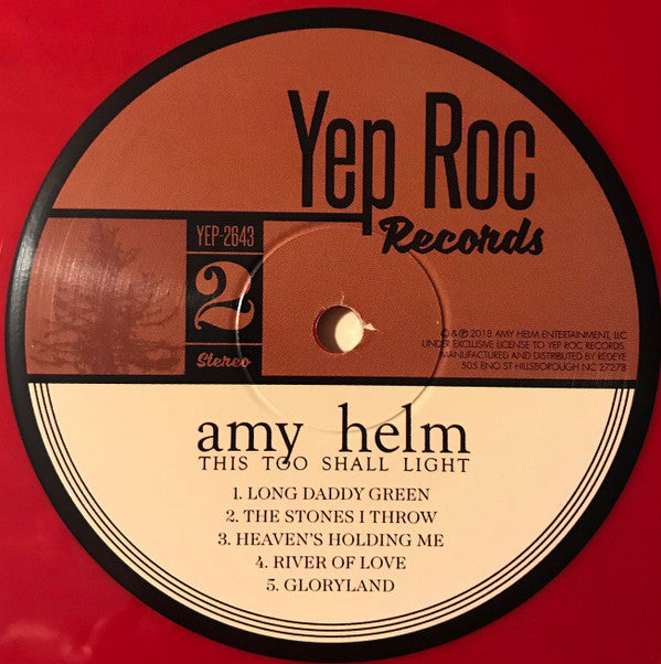 Amy Helm - This Too Shall Light (ROSE VINYL) | Mint (M) Mint (M)