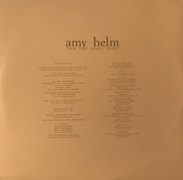 Amy Helm - This Too Shall Light (ROSE VINYL) | Mint (M) Mint (M)