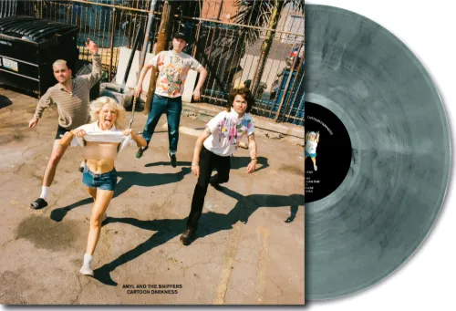 Amyl & The Sniffers - Cartoon Darkness (Doing In Me Lungs Edition) (Indie Exclusive, Limited Edition, Colored Vinyl, Smoke, Poster) Vinyl Record