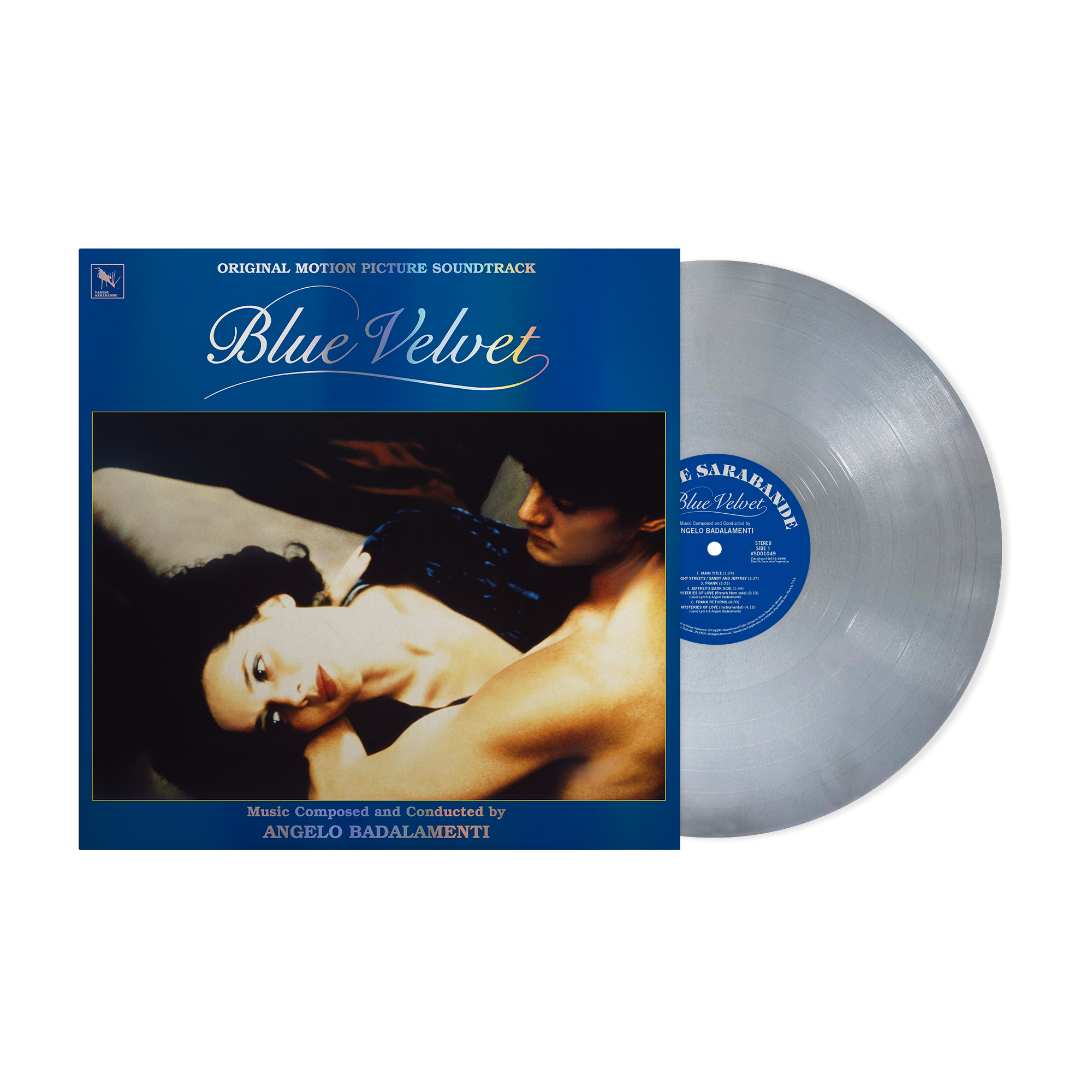 PRE-ORDER Angelo Badalamenti - Blue Velvet (Original Motion Picture Soundtrack) (Indie Exclusive, 40Th Anniversary) [Silver LP] Vinyl Record