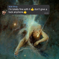 I'm totally fine with it don't give a fuck anymore Music CD