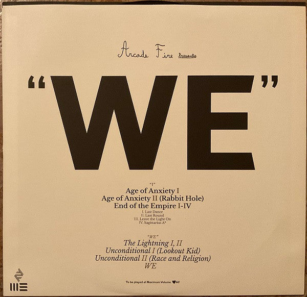 We (VINYL) | Mint (M) Mint (M)