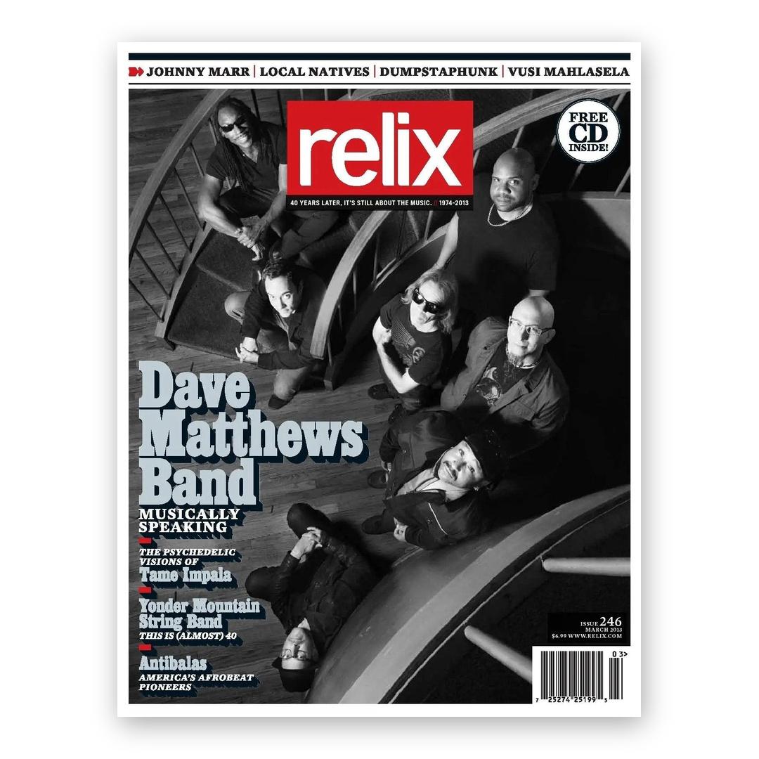 Dave Matthews Band - March 2013 Relix Issue Magazine