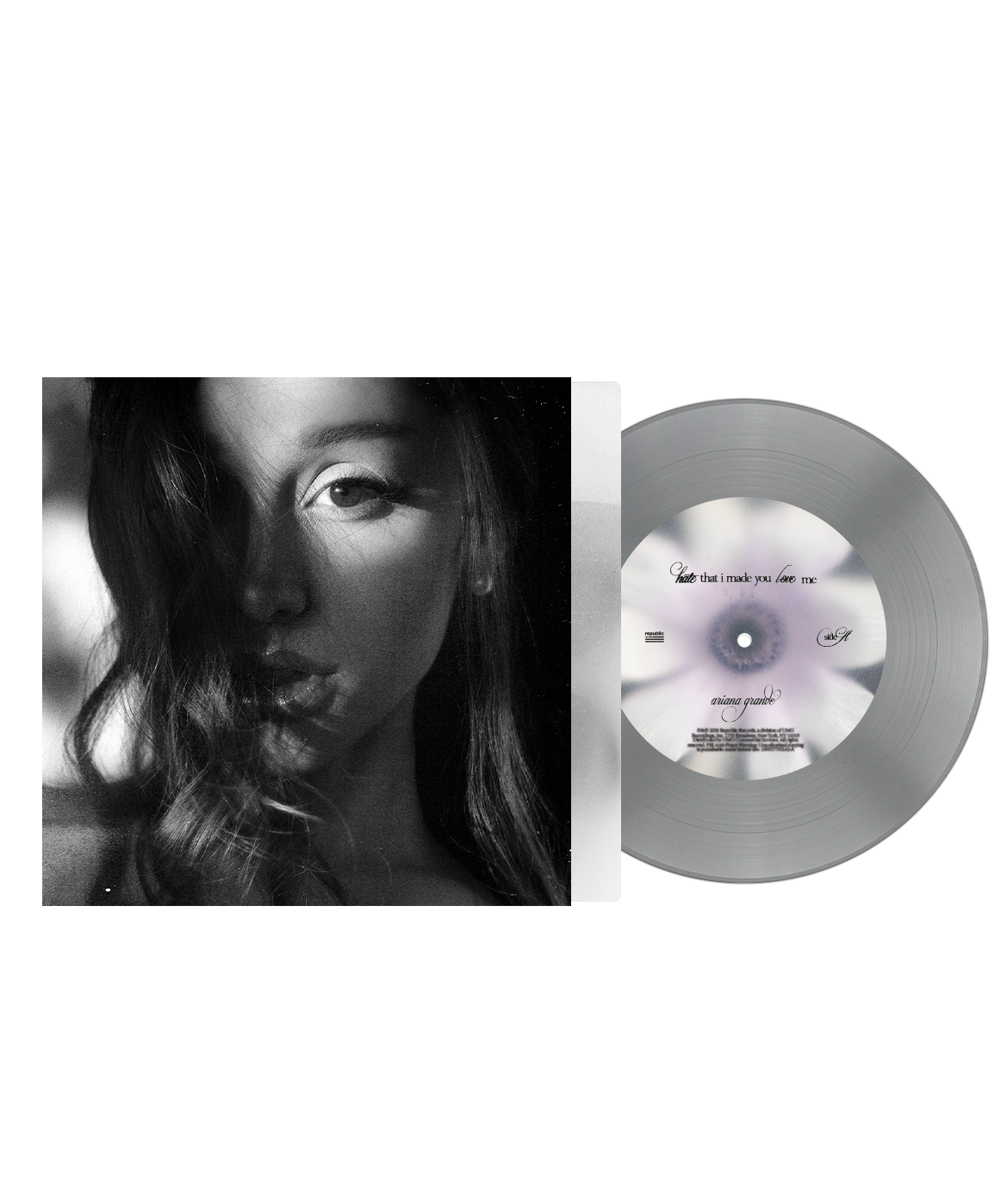 Ariana Grande - Hate That I Made You Love Me [Fluffy Tail Gray 7" Single] Vinyl Record