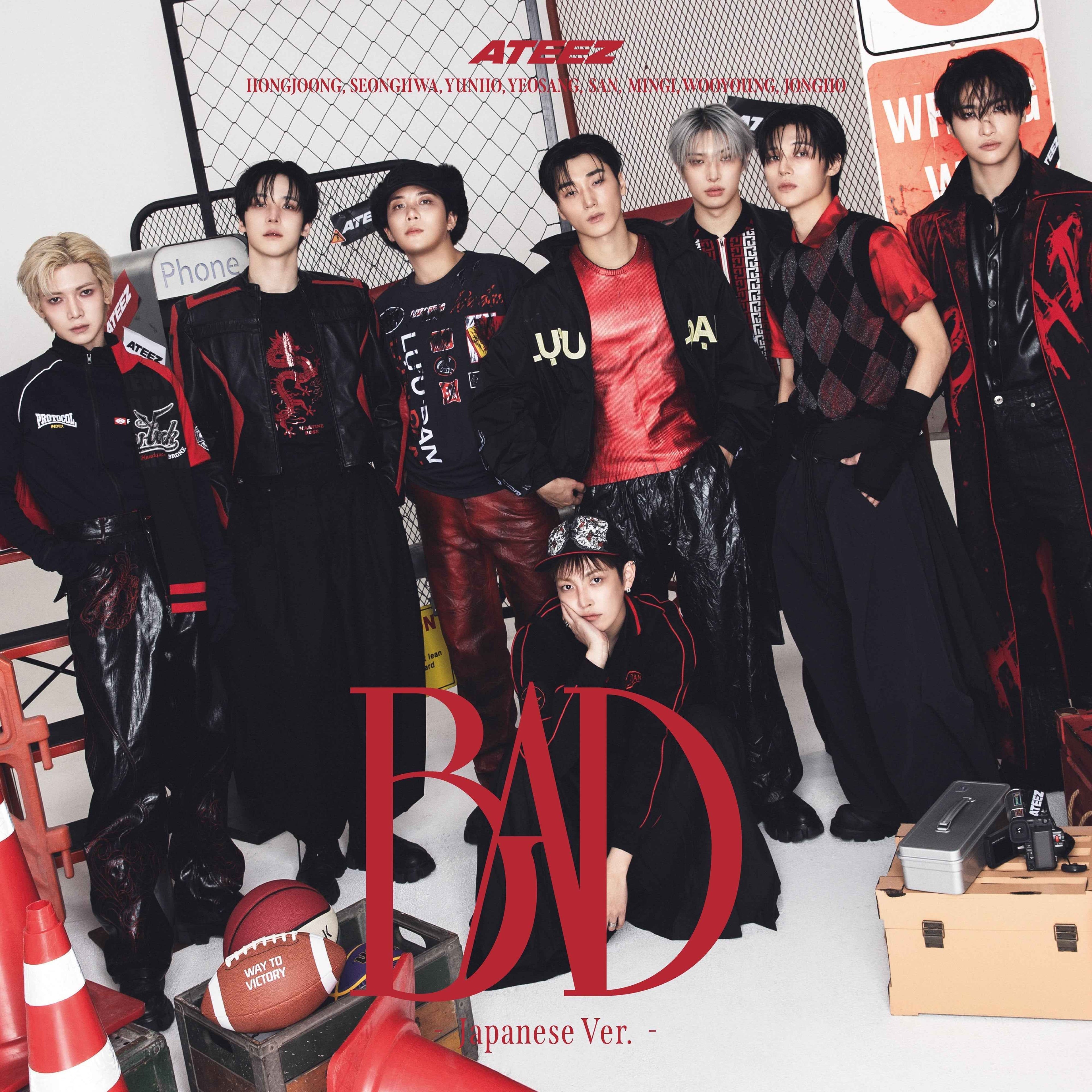 PRE-ORDER Ateez - Bad (Japanese Ver.) [Standard Edition] [CD+Photobook] Music CD