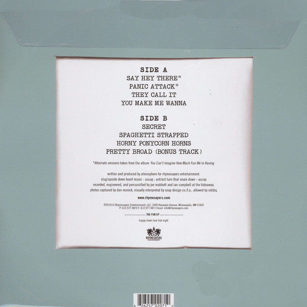 The Fun EP (Happy Clown Bad Dub Eight) | Mint (M) Mint (M)