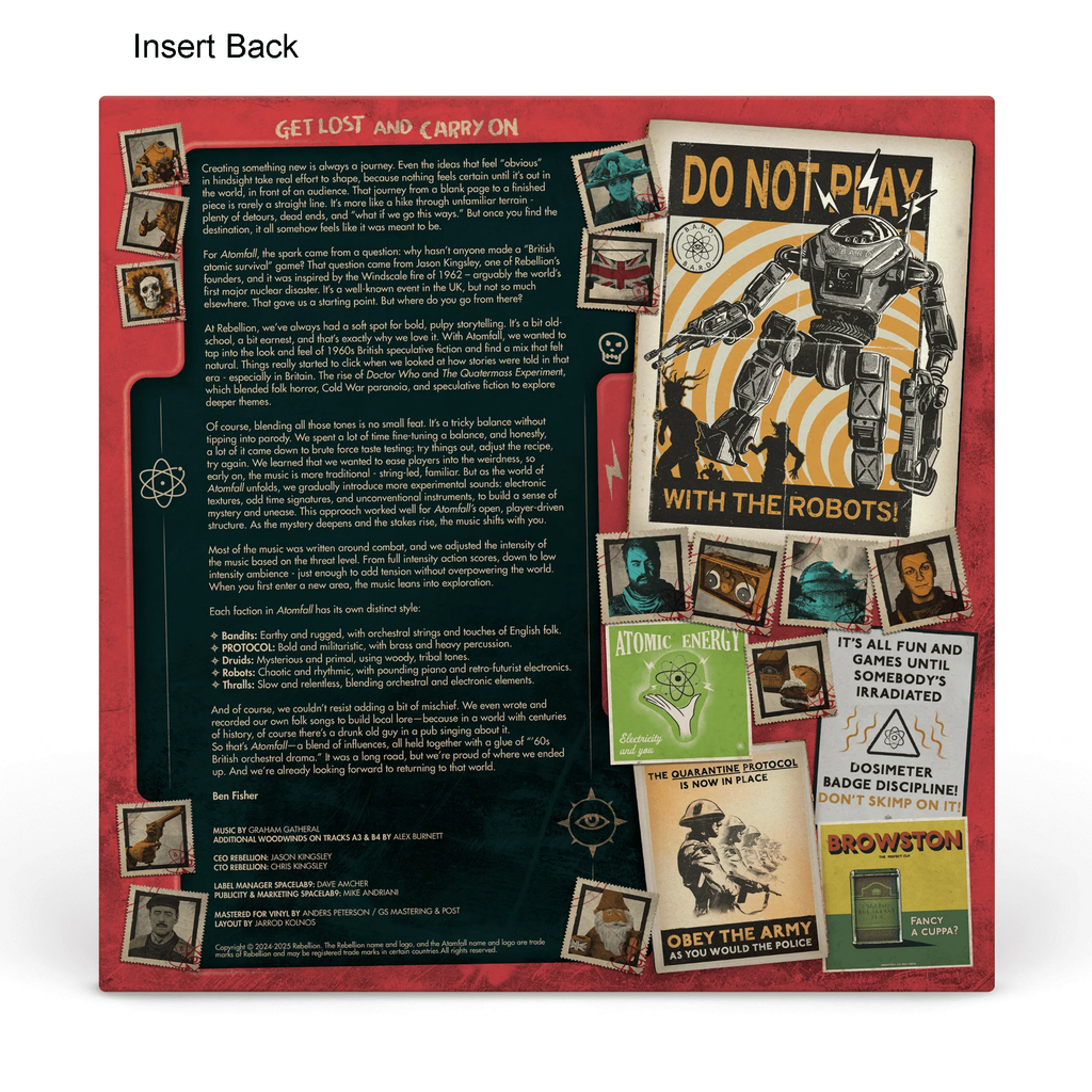 Atomfall: Original Game Soundtrack ("Fallout Glow" Limited Exclusive) Vinyl Record