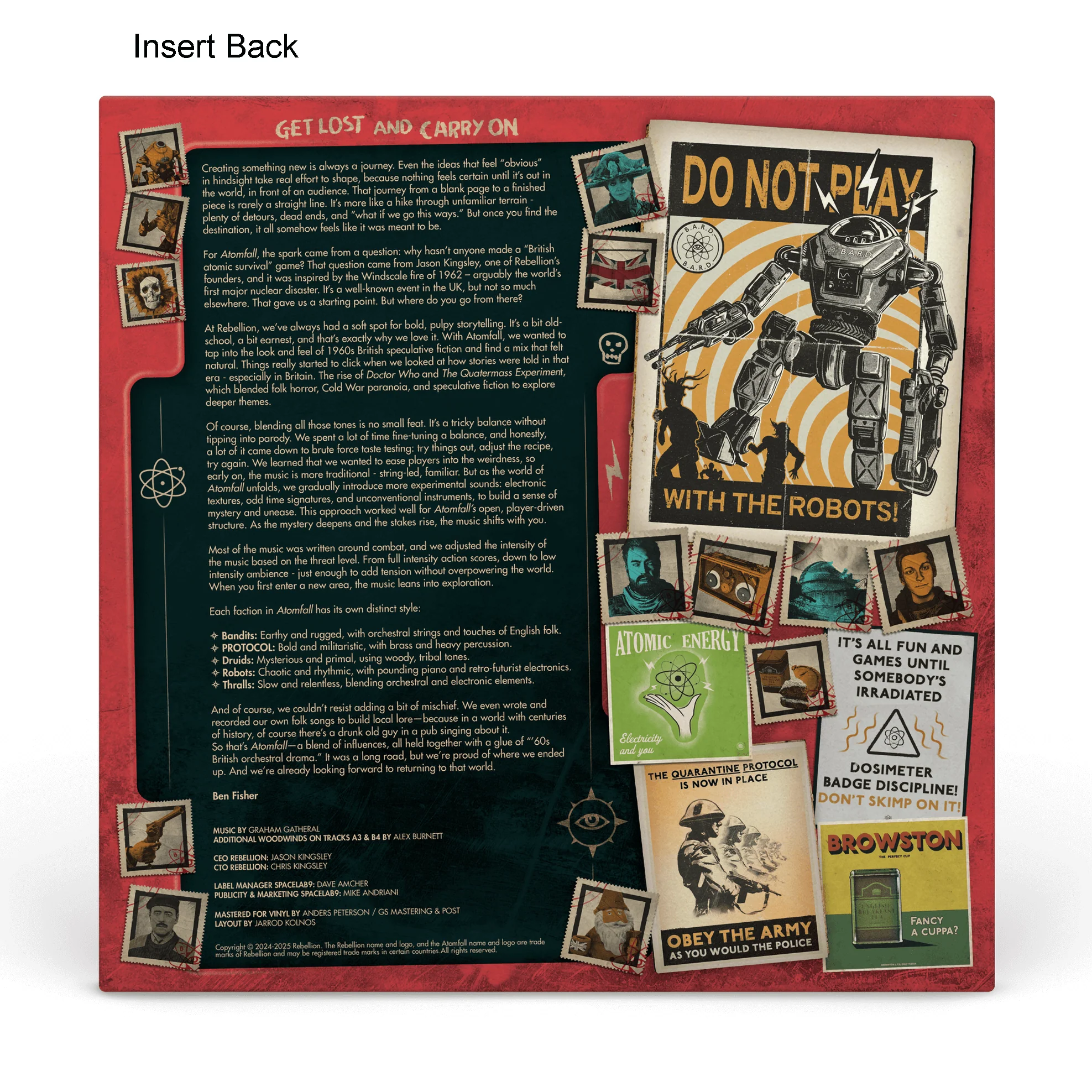 Atomfall: Original Game Soundtrack ("Fallout Glow" Limited Exclusive) Vinyl Record