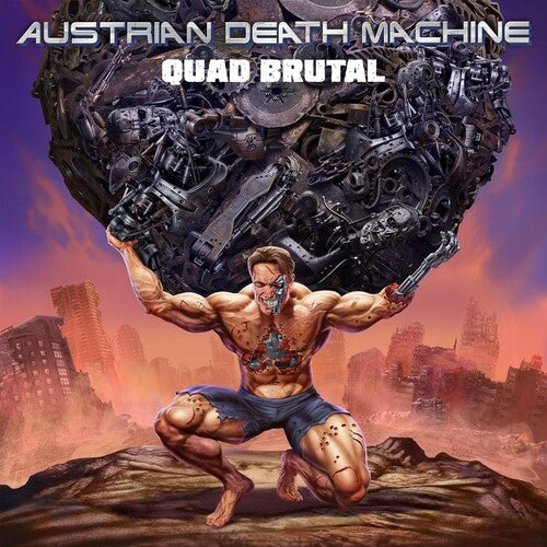 Austrian Death Machine - Quad Brutal (Colored Vinyl, Blue) Vinyl Record