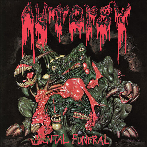 Autopsy - Mental Funeral (35Th Anniversary) [Red & Green Ink Spot LP] [Vinyl] Vinyl Record
