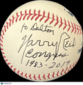 Harry Reid Signed Baseball PSA Politician