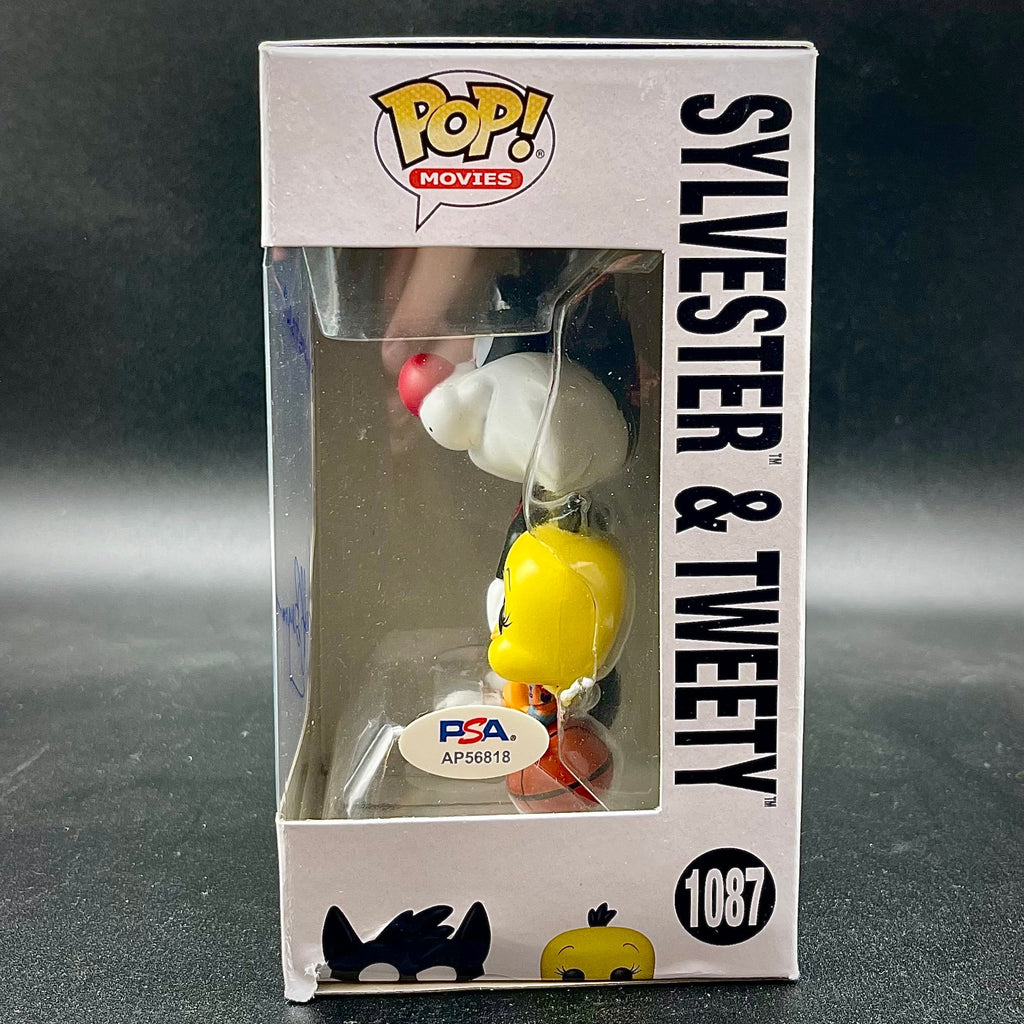 Jeff Bergman Signed Funko Pop #1087 PSA/DNA Auto Space Jam Sylvester & Tweety