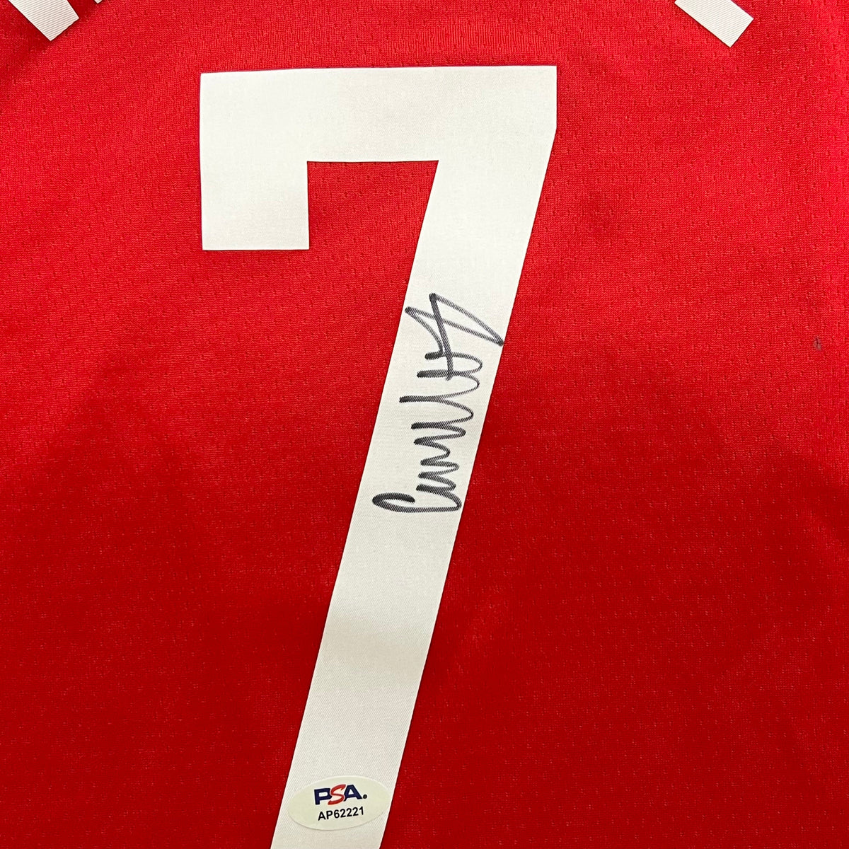 Cam Whitmore Signed Jersey PSA Houston Rockets Autographed
