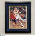 Dante Exum Utah Jazz Signed Basketball 11x14 Custom Framed Photo PSA