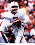 John Elway Signed Stanford Cardinal Football 8x10 Photo PSA Autographed