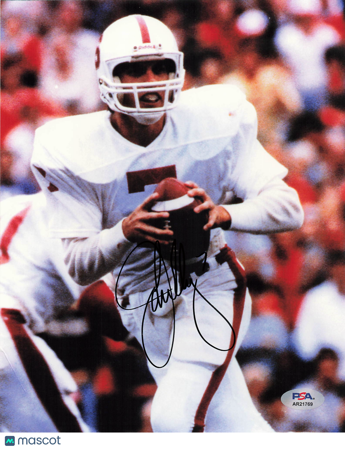 John Elway Signed Stanford Cardinal Football 8x10 Photo PSA Autographed