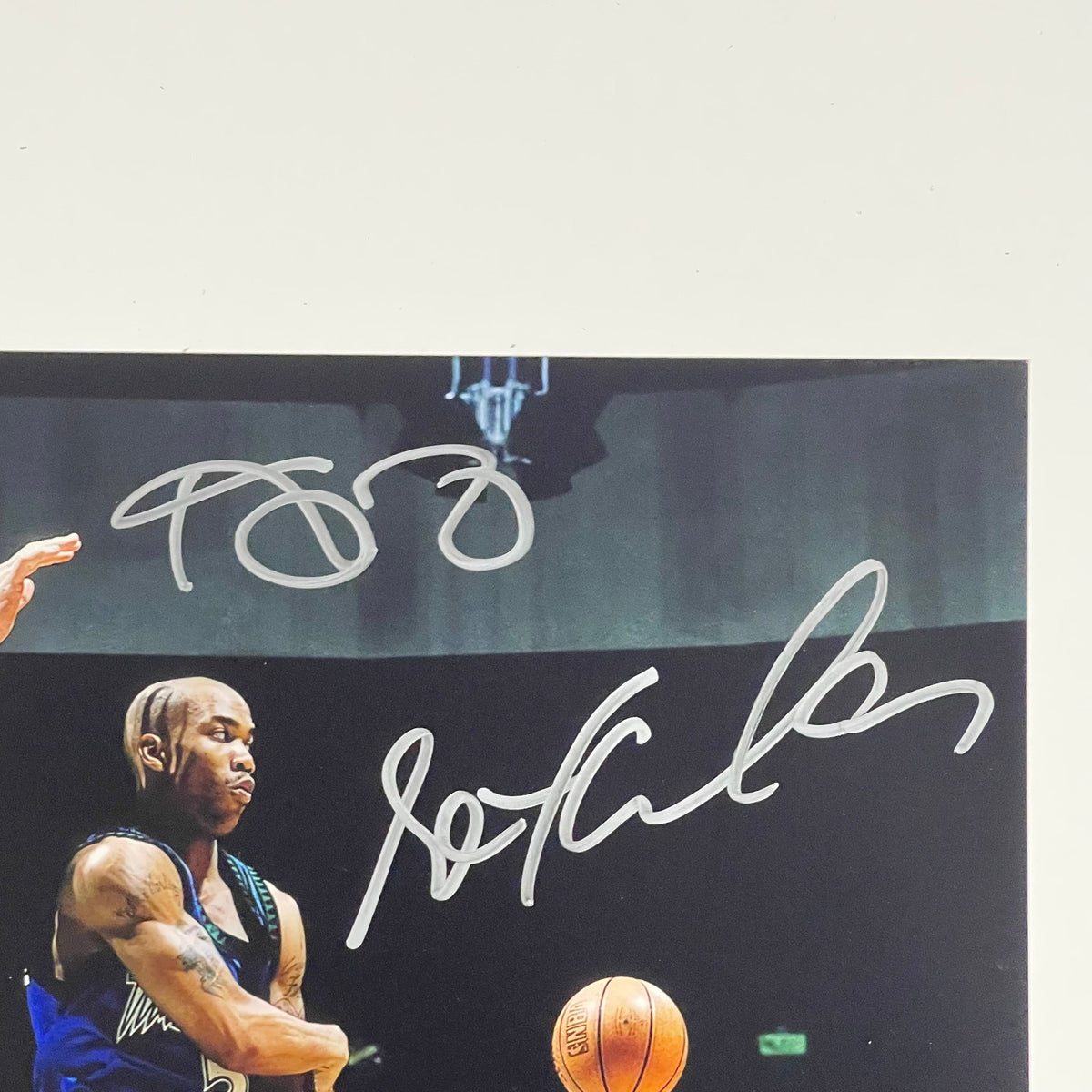 Stephon Marbury Kevin Garnett Signed 11x14 Photo BAS Timberwolves