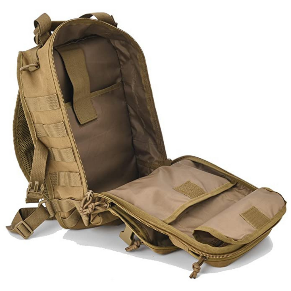 JupiterGear Tactical Military Sling Backpack 15L Shoulder Bag Molle Outdoor Daypack Backpack with Adjustable Strap
