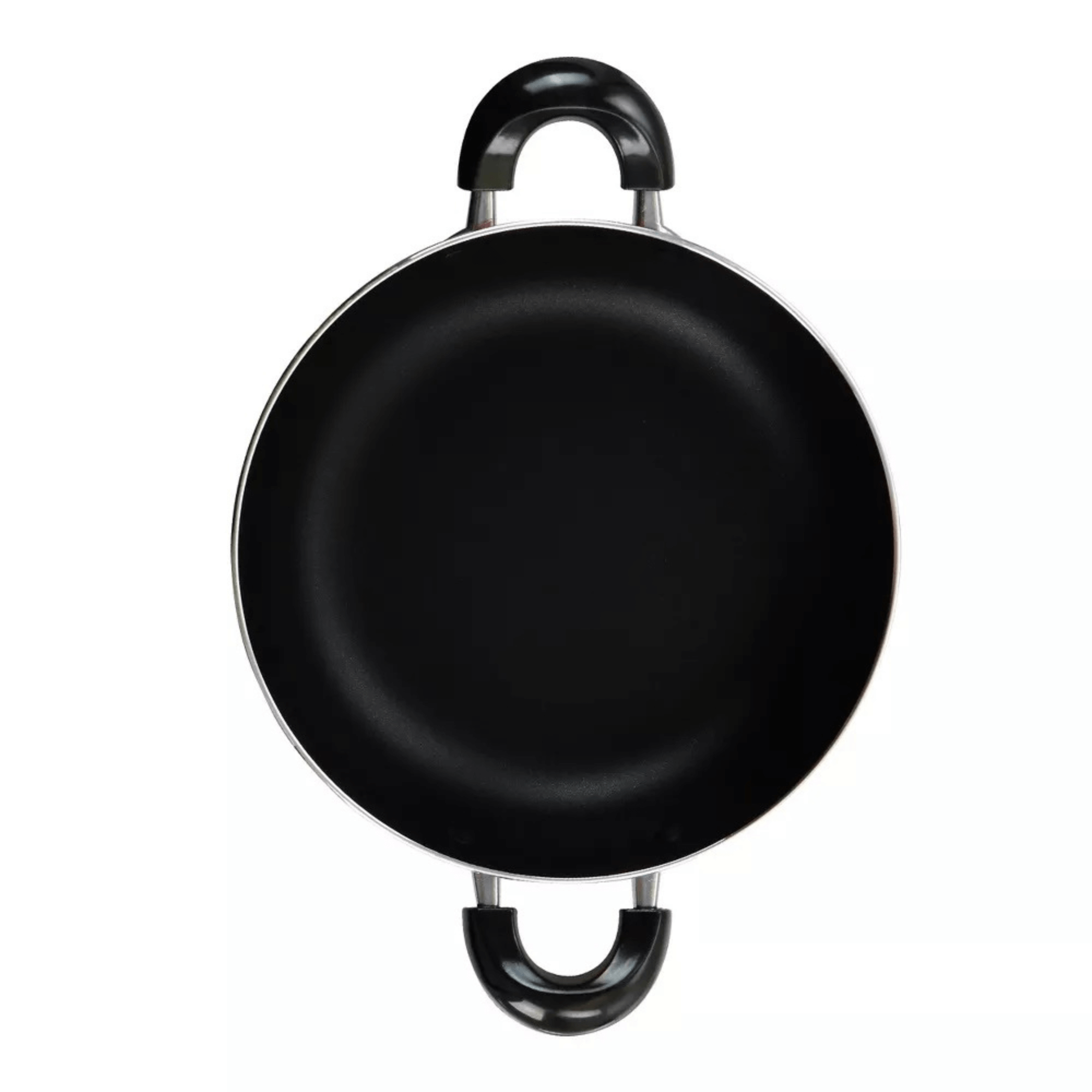 Better Chef 12" Aluminum Non-Stick Metallic Red Deep Fryer with Glass Lid